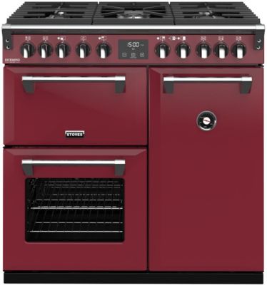 Piano de cuisson gaz STOVES RICHMOND DELUXE 90 DFT CHILI RED