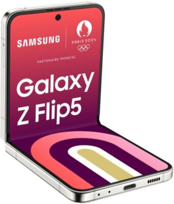 Smartphone SAMSUNG Galaxy Z Flip5 Crème 512Go 5G